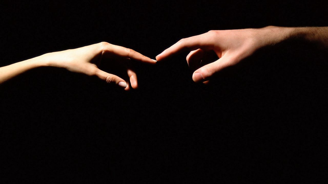 Wallpaper hands, fingers, love, touch, black