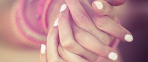 Preview wallpaper hands, fingers, manicure, girl