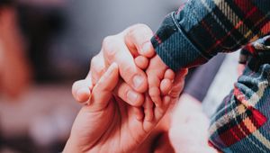 Preview wallpaper hands, fingers, touch, child, family