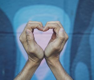 Preview wallpaper hands, heart, gesture, symbol, love