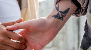 Preview wallpaper hands, love, tattoo, fingers, touch