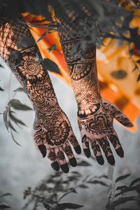 Preview wallpaper hands, mehendi, patterns, henna