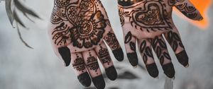 Preview wallpaper hands, mehendi, patterns, henna