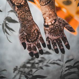 Preview wallpaper hands, mehendi, patterns, henna