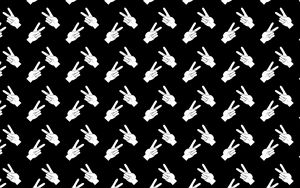 Preview wallpaper hands, patterns, peace, texture, bw