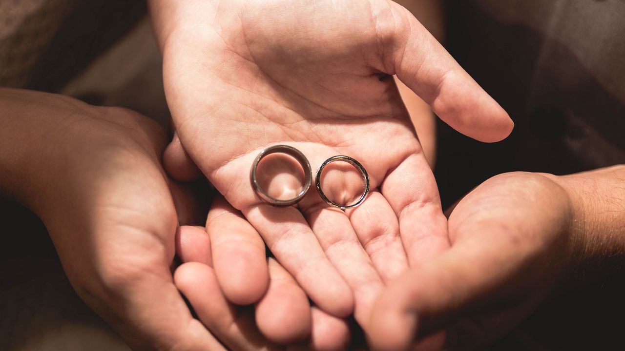 Wallpaper hands, rings, love, betrothal