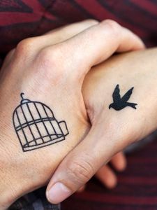 Preview wallpaper hands, tattoos, couple, love