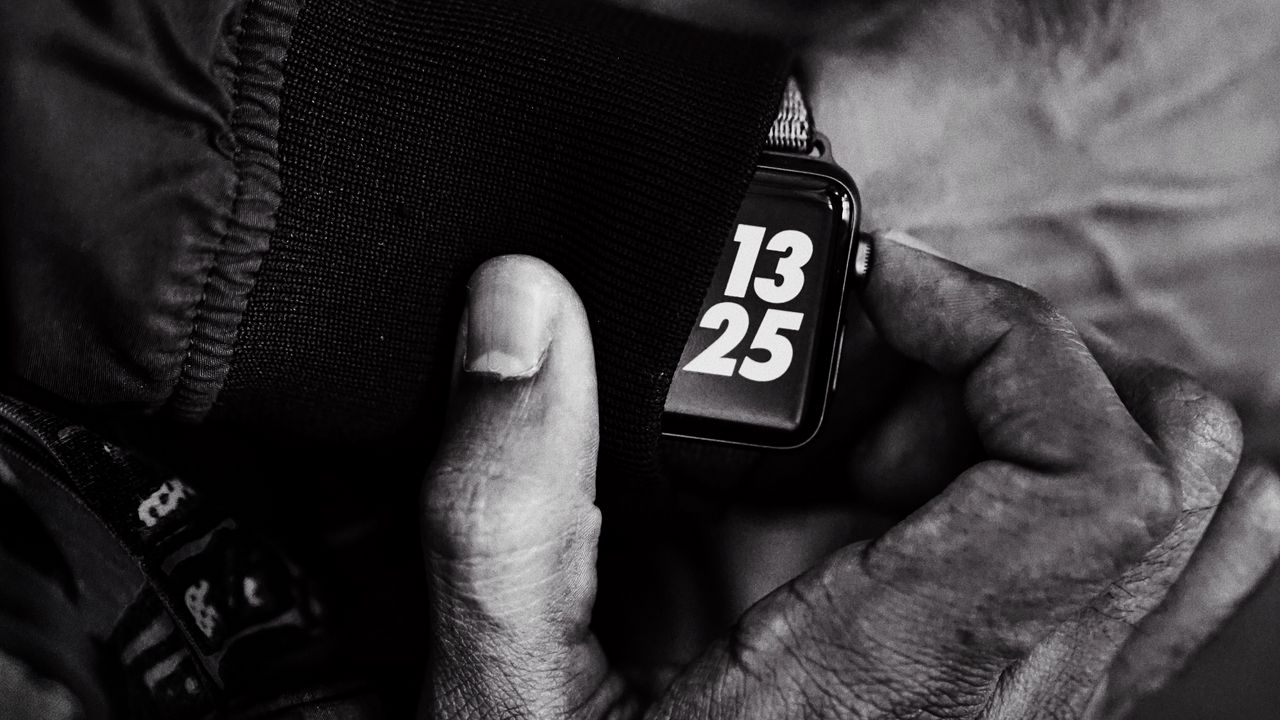 Wallpaper hands, watch, bw, time, accessory