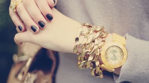 Preview wallpaper hands, watches, jewelry, manicure, girl