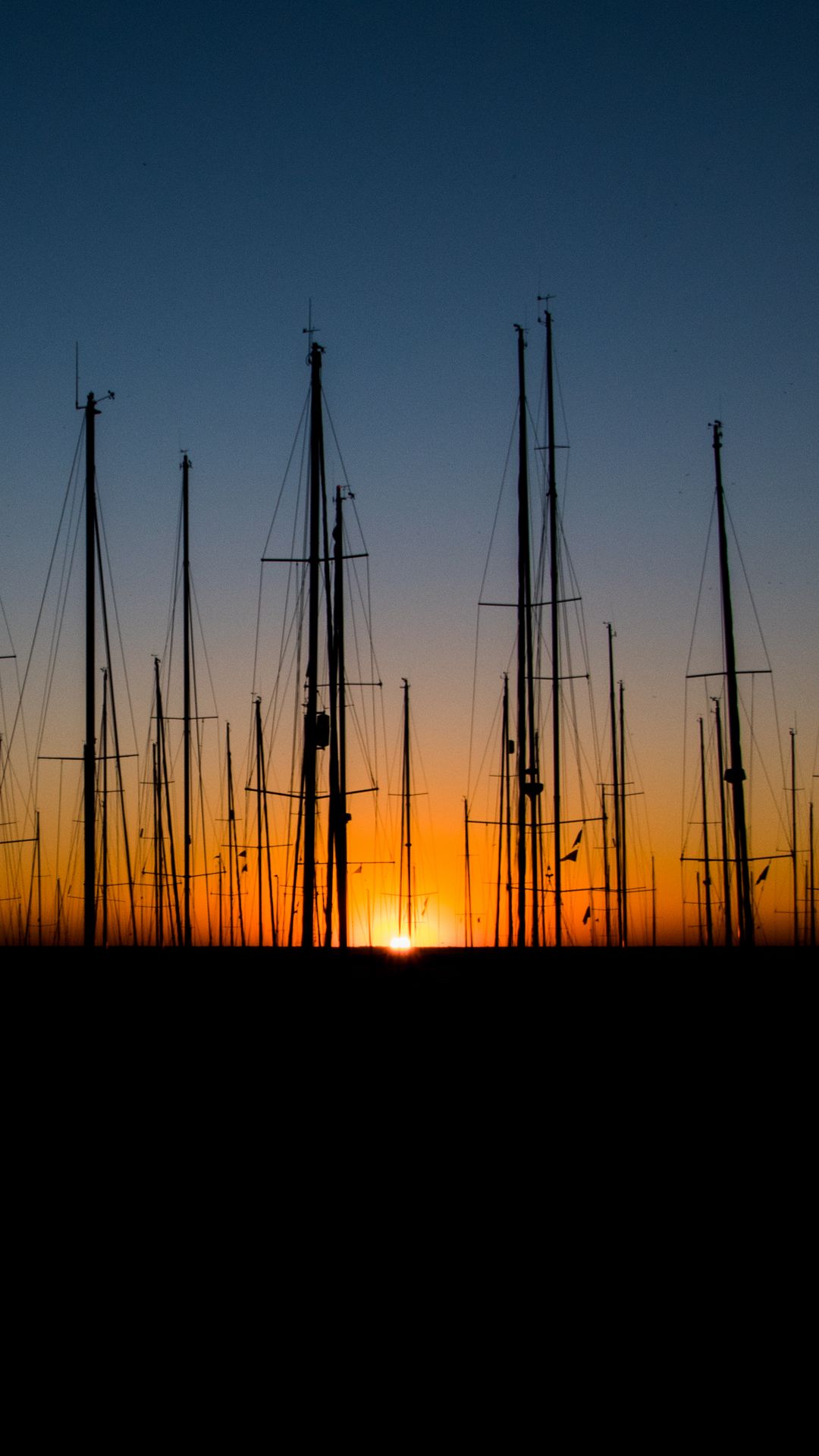 Download wallpaper 1080x1920 harbor, boats, sunset, horizon samsung ...