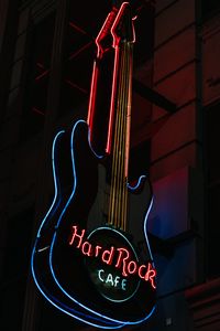 Preview wallpaper hardrock, the inscription, words, neon