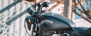 Preview wallpaper harley davidson, bike, motorcycle, side view, transport