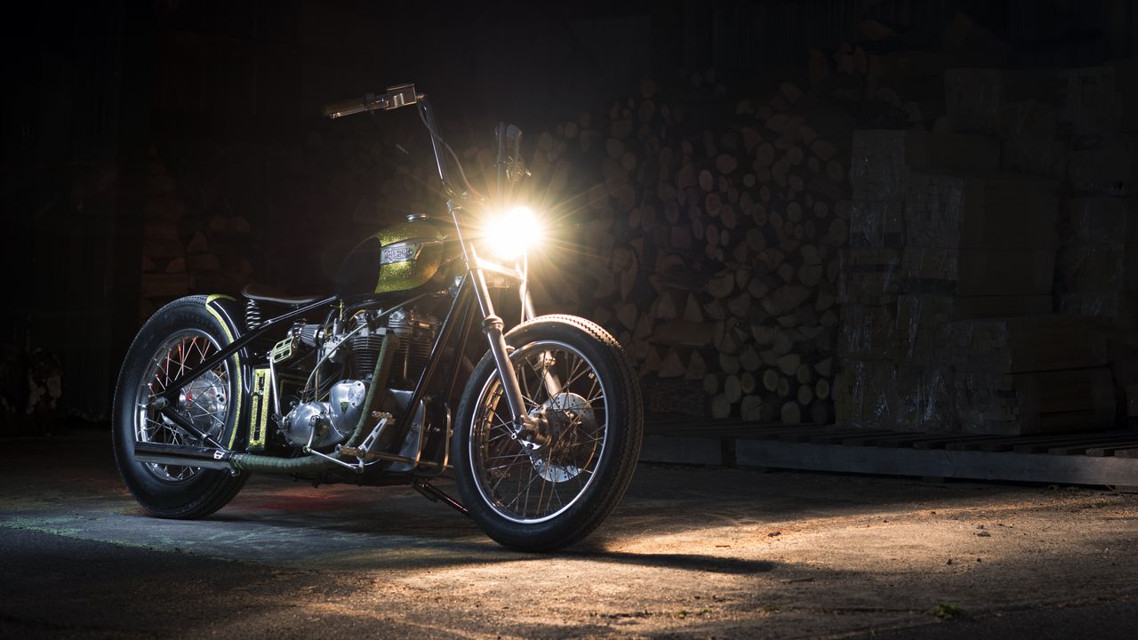 Wallpaper harley davidson, motorcycle, bike, light