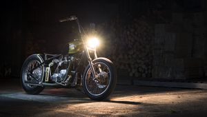 Preview wallpaper harley davidson, motorcycle, bike, light