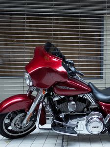 Preview wallpaper harley davidson, motorcycle, style, bike, side view