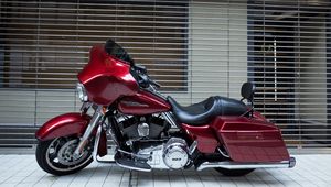 Preview wallpaper harley davidson, motorcycle, style, bike, side view