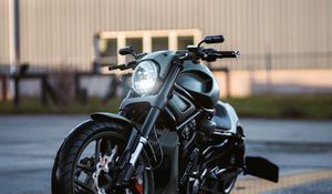 Preview wallpaper harley davidson vrod custom, harley davidson, bike, headlight