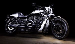 Preview wallpaper harley-davidson, bike, motorcycle, side view