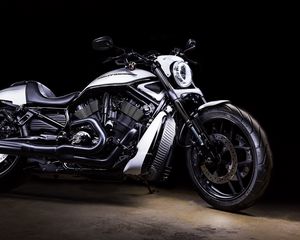 Preview wallpaper harley-davidson, bike, motorcycle, side view