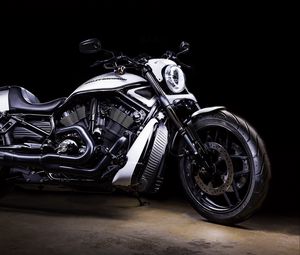 Preview wallpaper harley-davidson, bike, motorcycle, side view