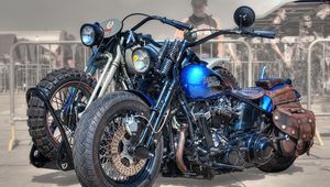 Preview wallpaper harley-davidson, bike, motorcycle, style, bikers