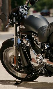 Preview wallpaper harley-davidson, bike, style, black