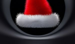 Preview wallpaper hat, cande, santa, santa claus, new year, christmas