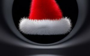 Preview wallpaper hat, cande, santa, santa claus, new year, christmas