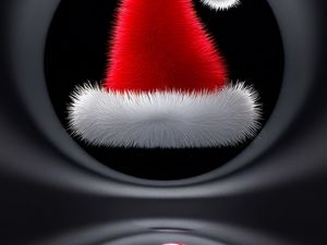 Preview wallpaper hat, cande, santa, santa claus, new year, christmas