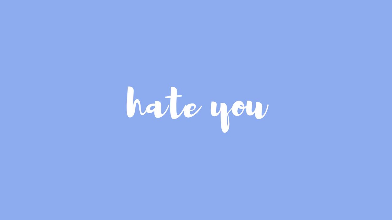 Wallpaper hate, inscription, phrase, text