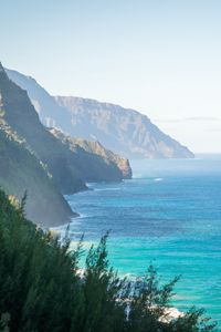 Preview wallpaper hawaii, mountains, ocean