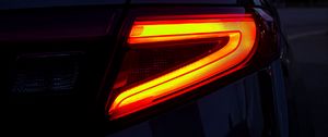 Preview wallpaper headlight, car, evening