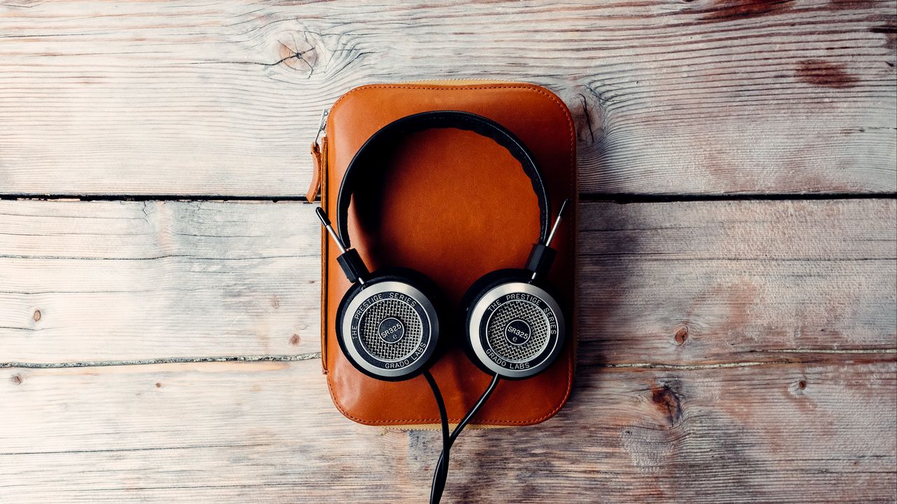 Wallpaper headphones, audio, music, style