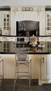 Preview wallpaper headsets, doors, interior, kitchen, chandelier, table, chairs, cupboards
