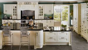Preview wallpaper headsets, doors, interior, kitchen, chandelier, table, chairs, cupboards