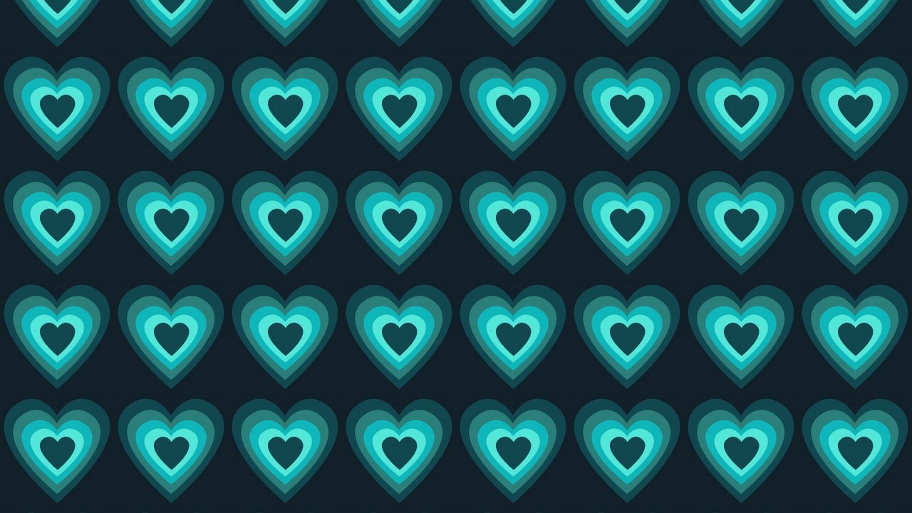 Wallpaper heart, background, glow, surface, texture hd, picture, image