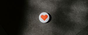 Preview wallpaper heart, button, love, symbol