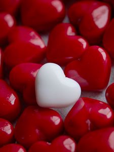 Preview wallpaper heart, candy, dessert