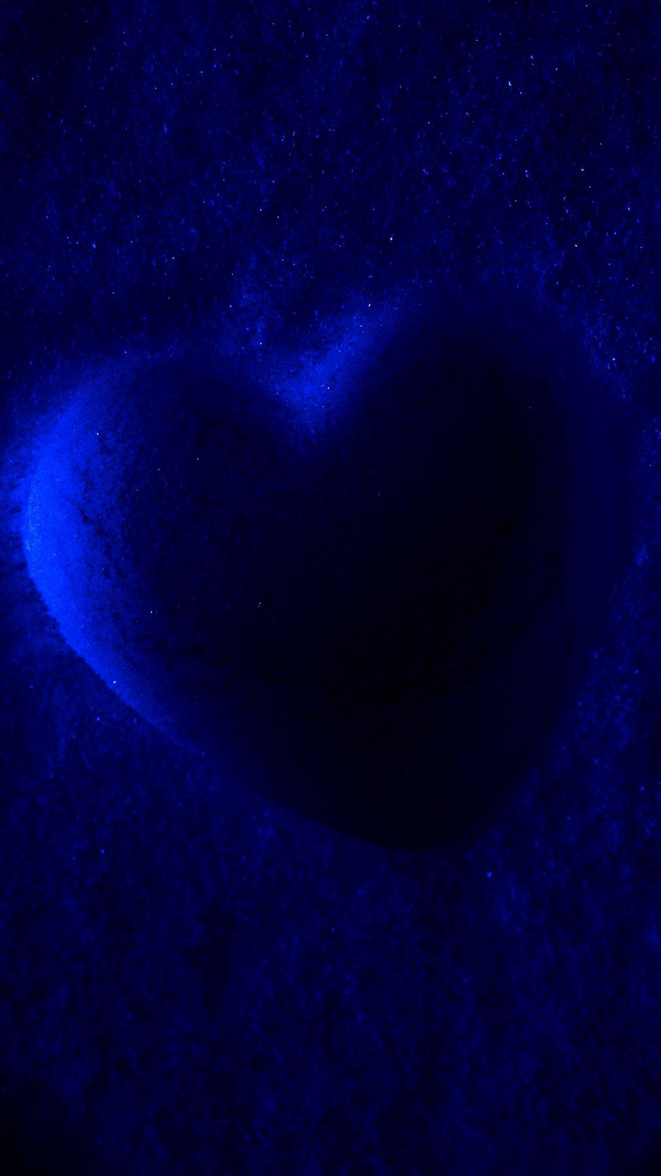Blue Heart Wallpaper  Download to your mobile from PHONEKY