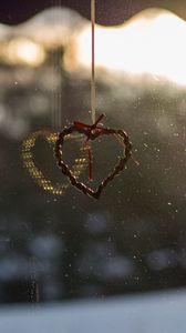 Preview wallpaper heart, decoration, crafts, talisman, love