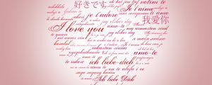 Preview wallpaper heart, drawing, lettering, love confession