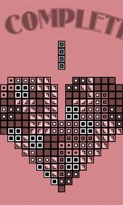 Preview wallpaper heart, game, pink, brown