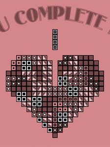Preview wallpaper heart, game, pink, brown