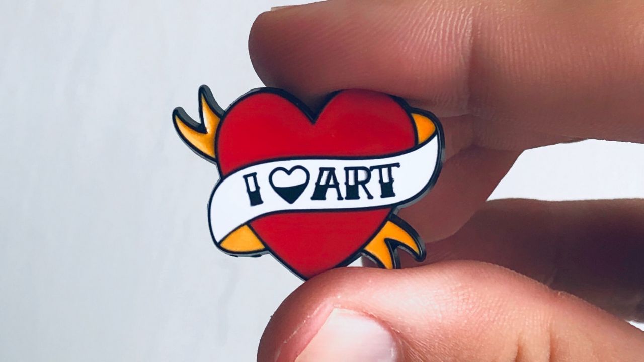 Wallpaper heart, hand, art, love