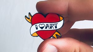 Preview wallpaper heart, hand, art, love