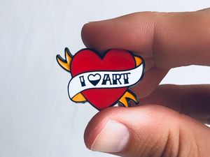 Preview wallpaper heart, hand, art, love