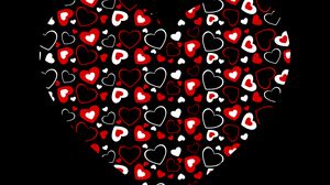 Preview wallpaper heart, hearts, art, dark, love