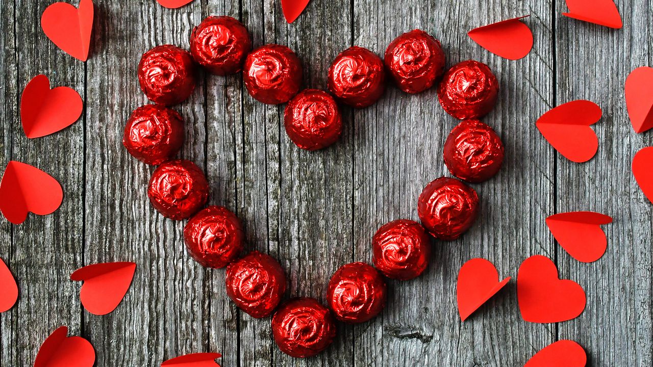 Wallpaper heart, hearts, candy, love