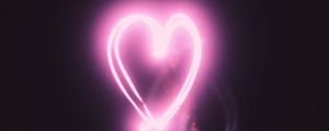 Preview wallpaper heart, light, man