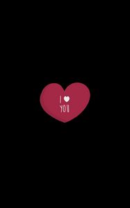 Preview wallpaper heart, love, inscription, words